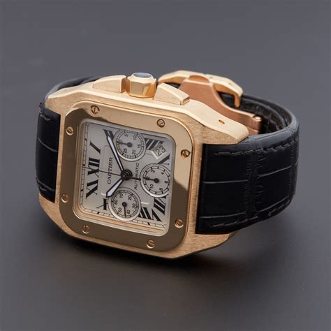 santos 100 cartier prezzo|pre owned cartier santos 100.